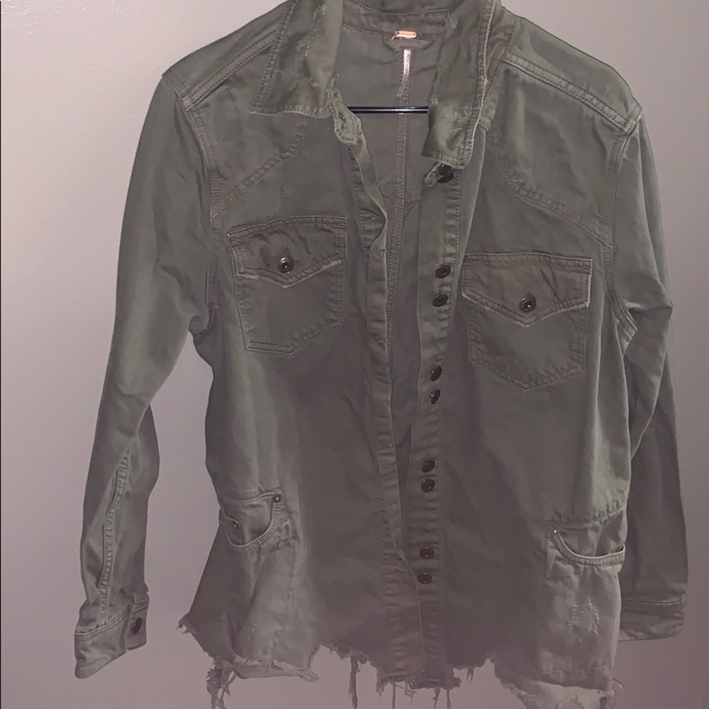 Free People Moonchild Shirt Jacket